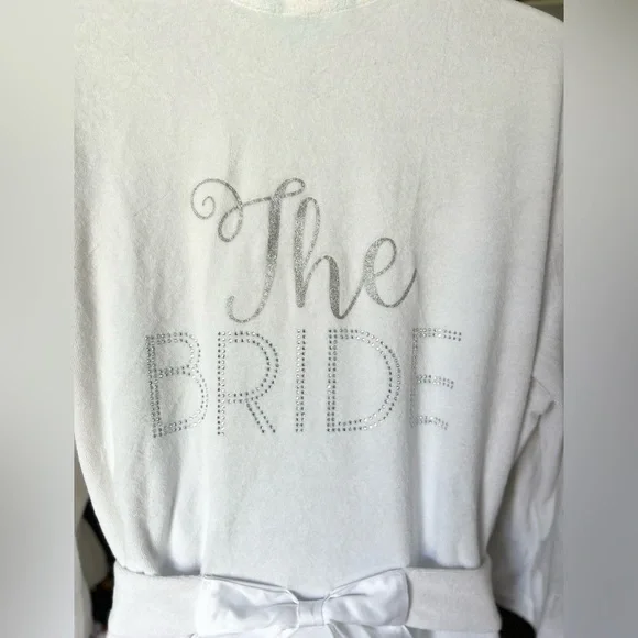 Betsey Johnson Bridal Robe “The Bride” Size Large - Picture 7 of 8